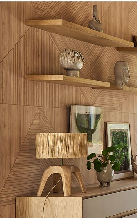 Conjunto 2 prateleiras carvalho