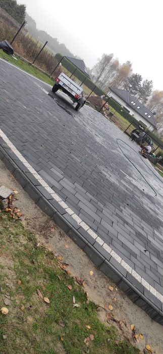 Układanie Kostki Brukowej Solidnie i Profesjonalnie .