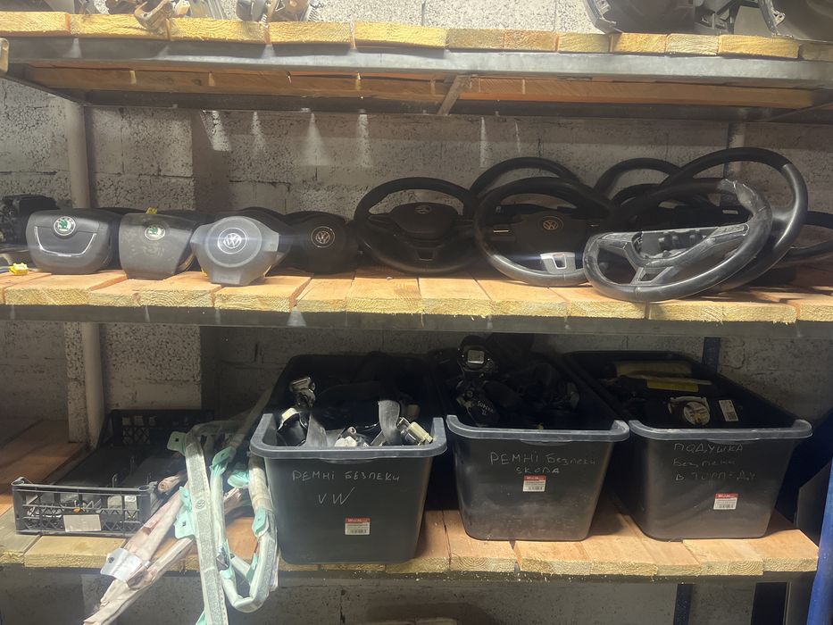 Подушка безпеки AIRBAG ремні шторки VW SKODA octavia rapid FABIA SEAT