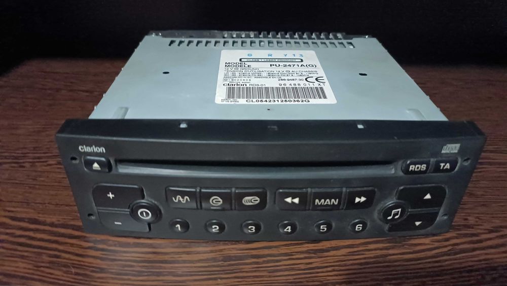 Автомагнітола Пежо 307 штатна під диски CD MP3