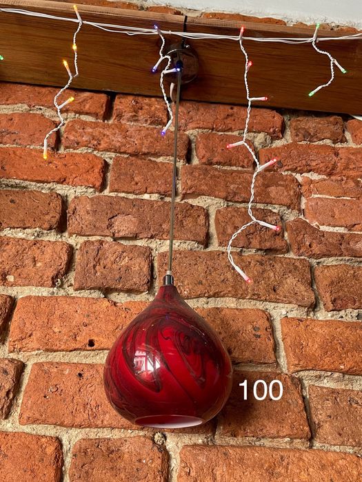 Lampa sufitowa - kolorowe szklane