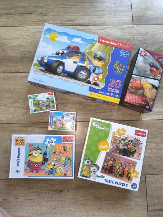 puzzle komplet 6 zestawów