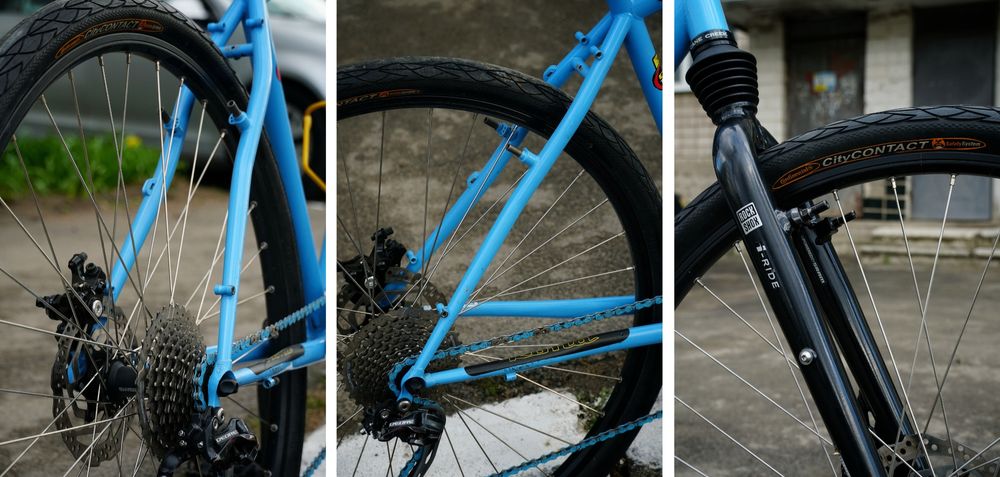 Kona Sutra Ritchey 28 RockShox I-Ride динамовтулка City Contact