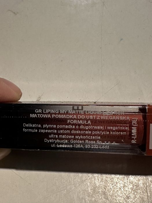 Golden Rose Liping My Matte Matowa Pomadka 16