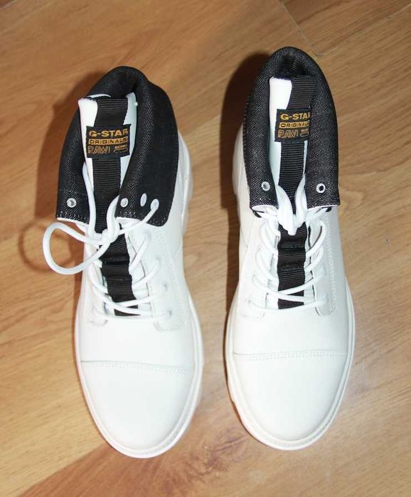 g-star skóra skórzane białe botki kozaki śniegowce sneakersy 40