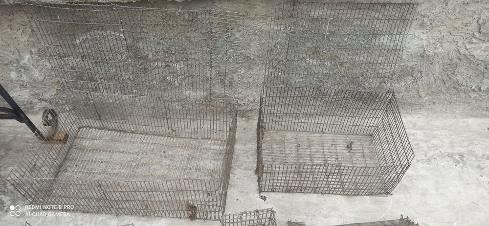 Клітки для різних тварин.