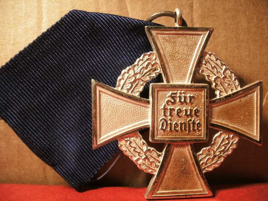 Medalha Faithful Service 25 years - 3º Reich - Alemanha - WW2
