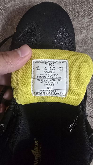 Рабочие кроссовки / спецобувь Nautilus Safety Footwear (EUR 46W / 30 см) — НОВЫЕ