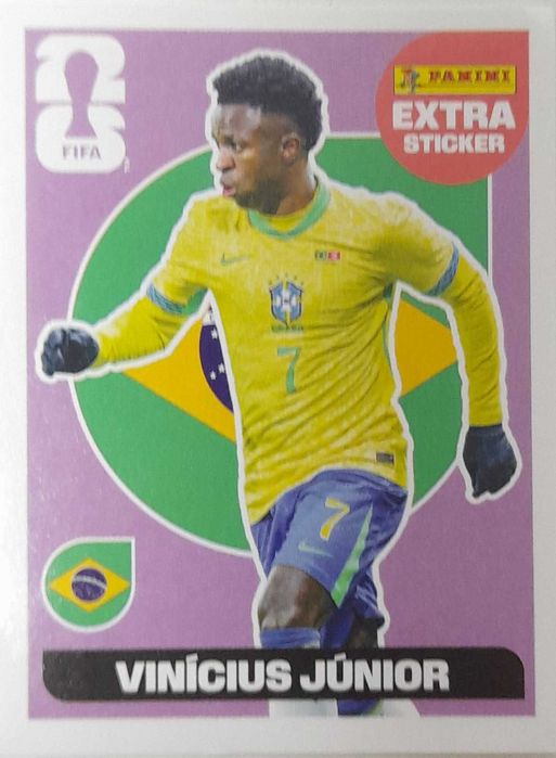 Figurinha Legend Vinícius Junior (Bordô/Normal)