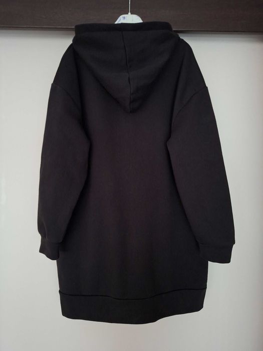 Długa, grubsza bluza z kapturem, 65 % bawełna, Top Secret, r. M/XL