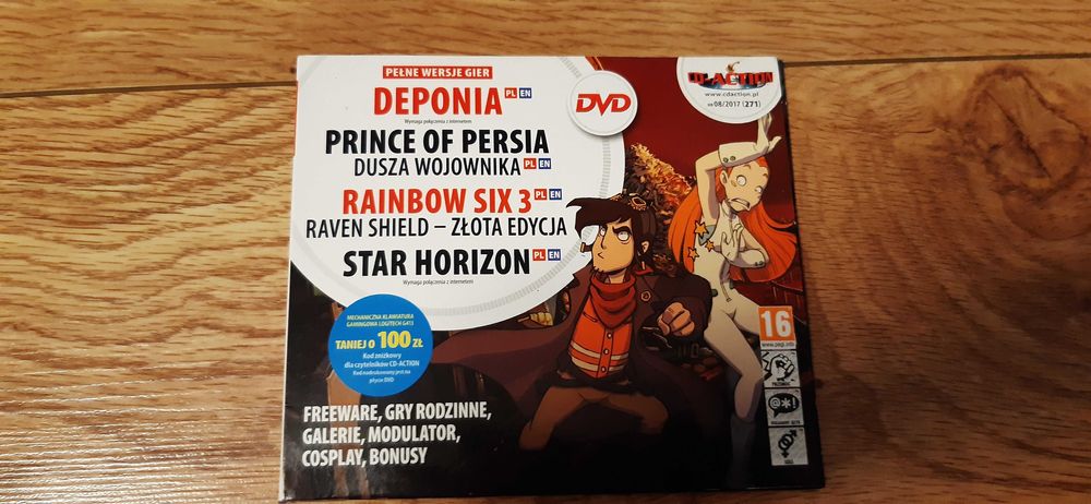 stare gry retro pc deponia, rainbow six, star horizon