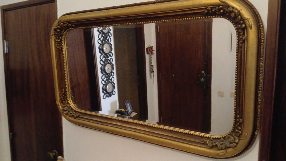 2 espelhos antigos para decoração de parede