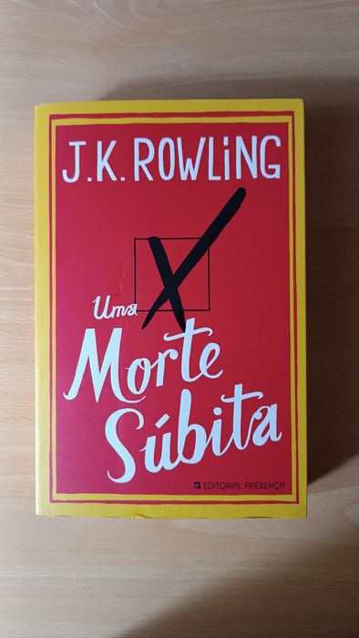 Livro Uma Morte Súbita - J. K. Rowling.