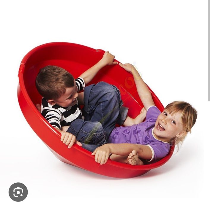 Stożek wirujący  czerwony