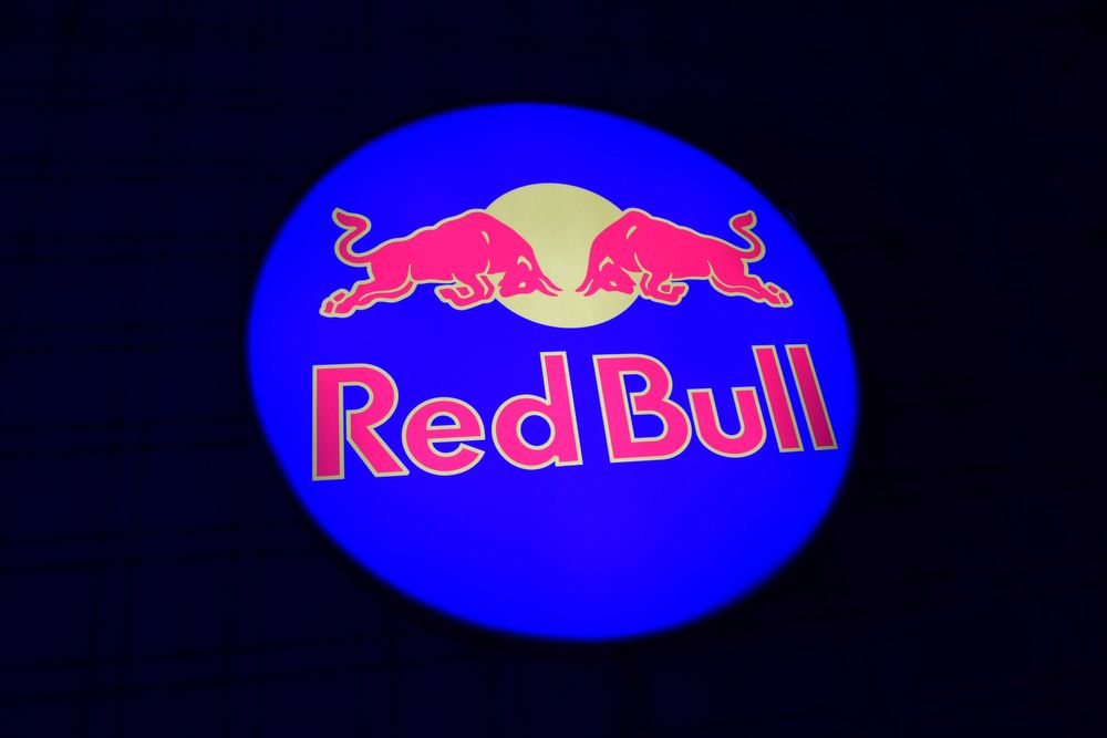 LED Neon RED BULL, Podświetlane Logo, Lampa, Baner, Plafon, Kaseton 3D