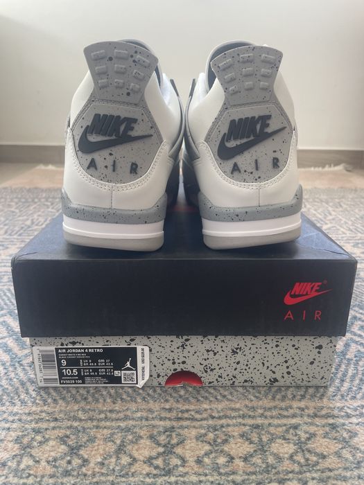 Nike Air Jordan 4 White Cement 2025