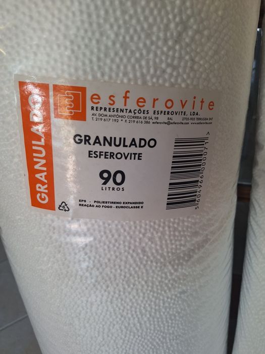 Granulado de esferovite
