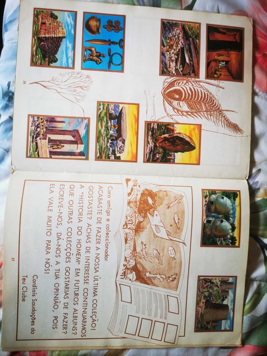 Caderneta Cromos "A História do Homem" |COMPLETA|