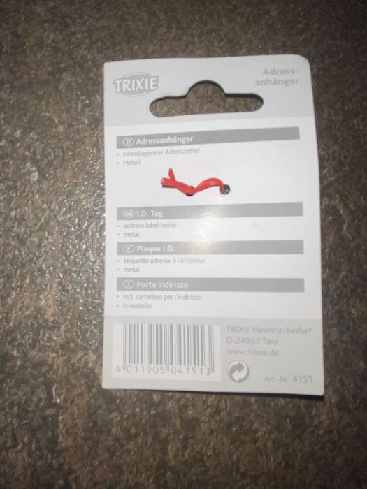 Adres dla psa obroża