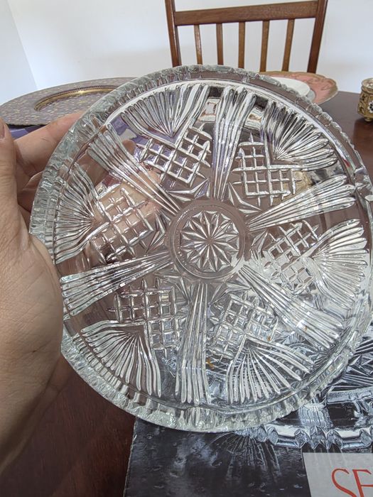 Cinzeiro de cristal lapidado (Selecta)