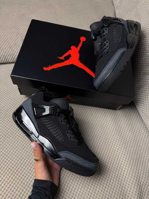 Мужские кроссовки Nike Air Jordan 3 "Spizike Low Black Cat" 40-45