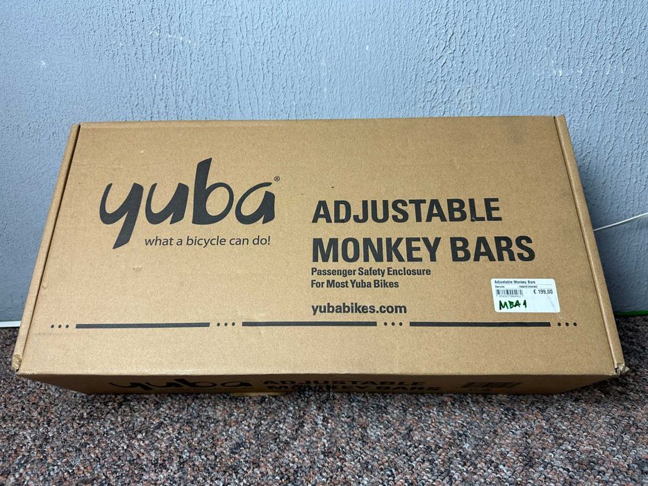 Regulowane pałąki Monkey Bars do roweru.