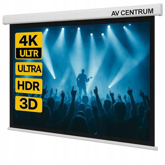 EKRAN PROJEKCYJNY ŚCIENNY AVC-M145 72" 145X110  AV Centrum Bydgoszcz