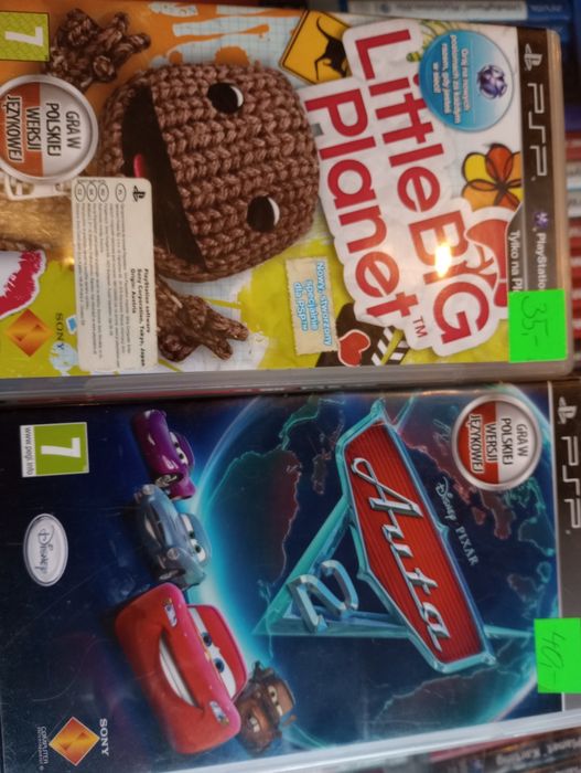 PSP Gry little big planet auta