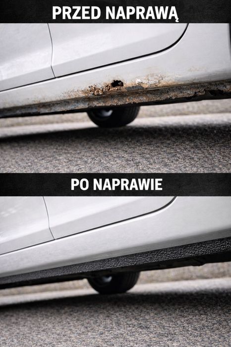 Naprawa progów osobowe / bus 1 strona 550 zł, 2 strony 850 zł
