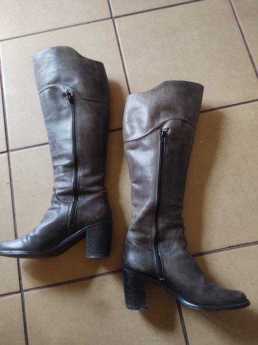 Made in italy Venezia kozaki z naturalnej skóry 36/37