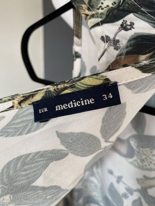 Letni kombinezon ptaki Medicine, odkryte plecy, kieszenie, roz. XS/S