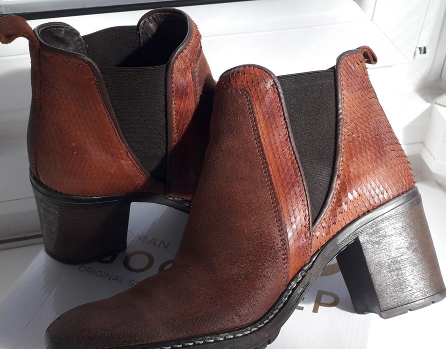 Botas / Botins em pele Goodstep