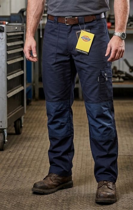 Штани робочі  Dickies Eisenhower мультіпокет багато кишень розмір 34R, М, сині темно-сині нові  чоловічі