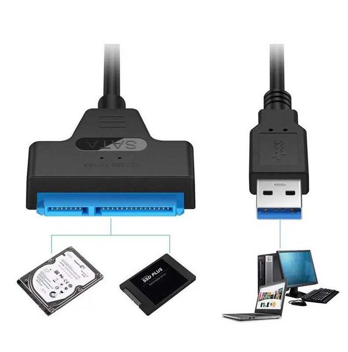 Adapter konwerter dysku SATA 2,5' na USB 3.0