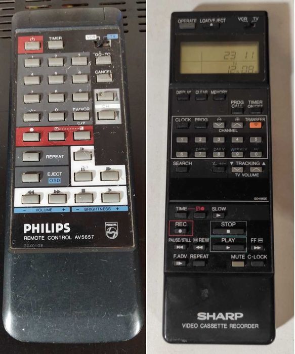 Відеомагнітофон PHILIPS VR 6448/67+подарок SHARP Японія оригінал