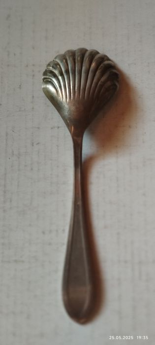 Łyzeczka ,szufelka do cukru alpakka.