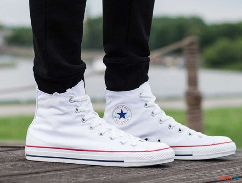 Белые высокие текстильные кеды Converse Chuck Taylor All Star 39EU