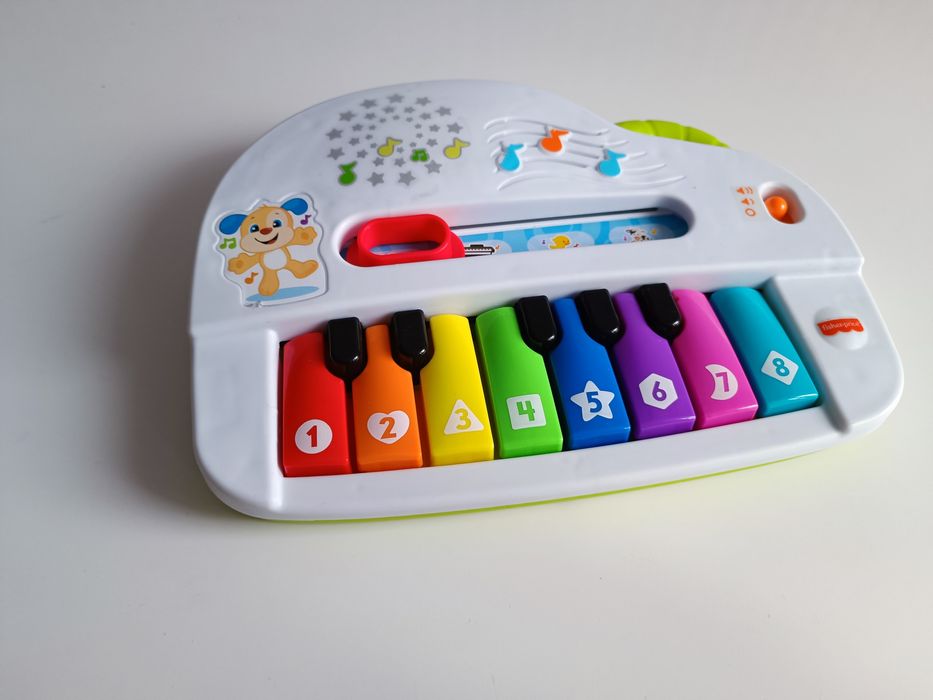 Pianino j.polsli Fisher Price pianinko edukacyjne