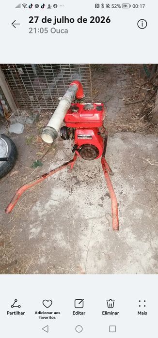 Aceito retomas de máquinas Agrícolas, mesmo que estejam avariadas. Motores de rega Robin de 2 polegadas e um  motor de rega Villiers de 2 polegadas