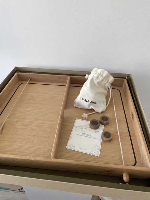 Zara Home jogo table puck em madeira