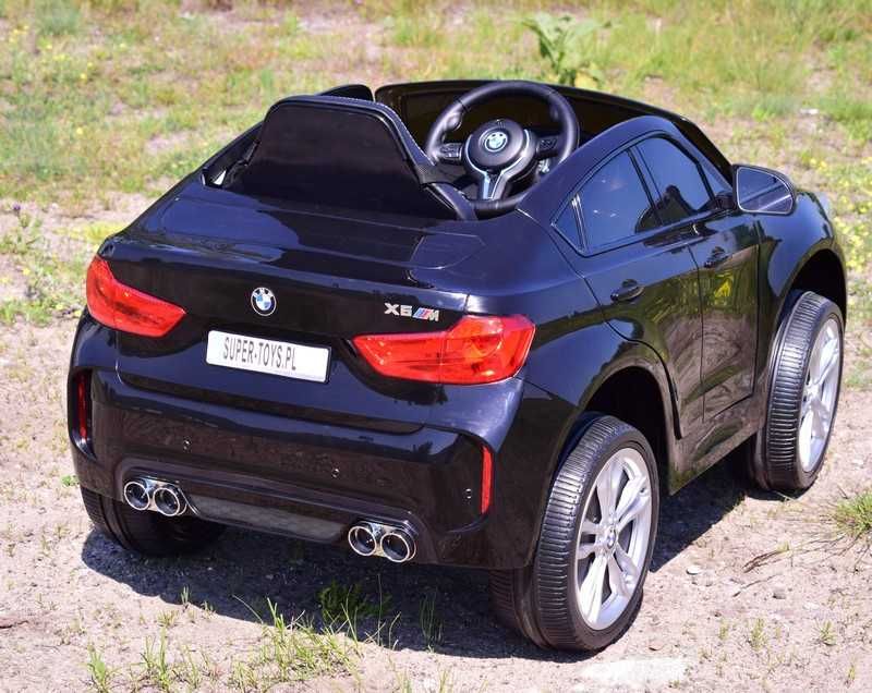 Autko na akumulator BMW X6M jeep dżip dla dzieci pojazd SUV pilot RC