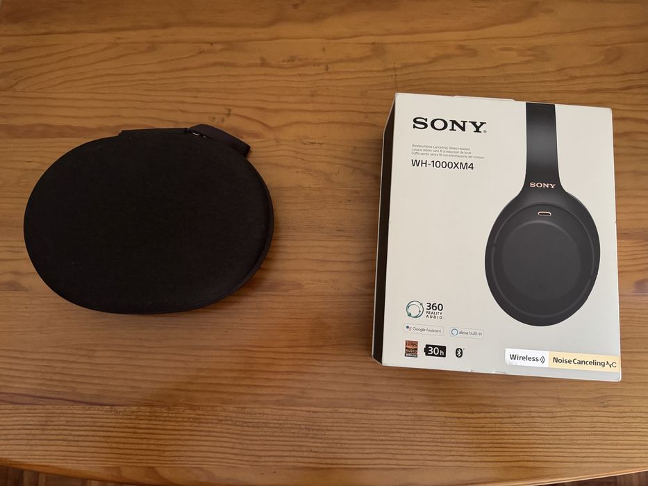 Sony WH-1000XM4 – Auscultadores Bluetooth com Cancelamento de Ruído