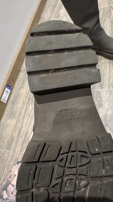Сапоги резиняки Zara тракторна подошва 37