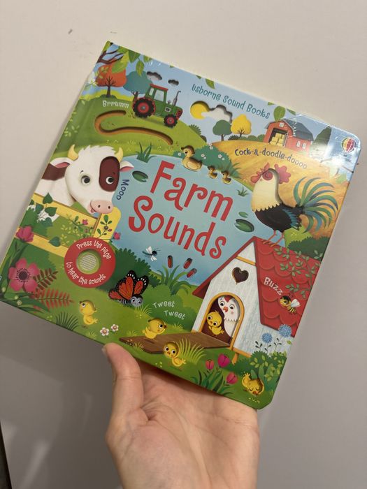 Звукова книга usborne farm sounds