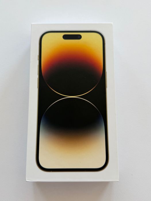 Złoty iPhone 14 Pro 128GB w bardzo dobrym stanie
