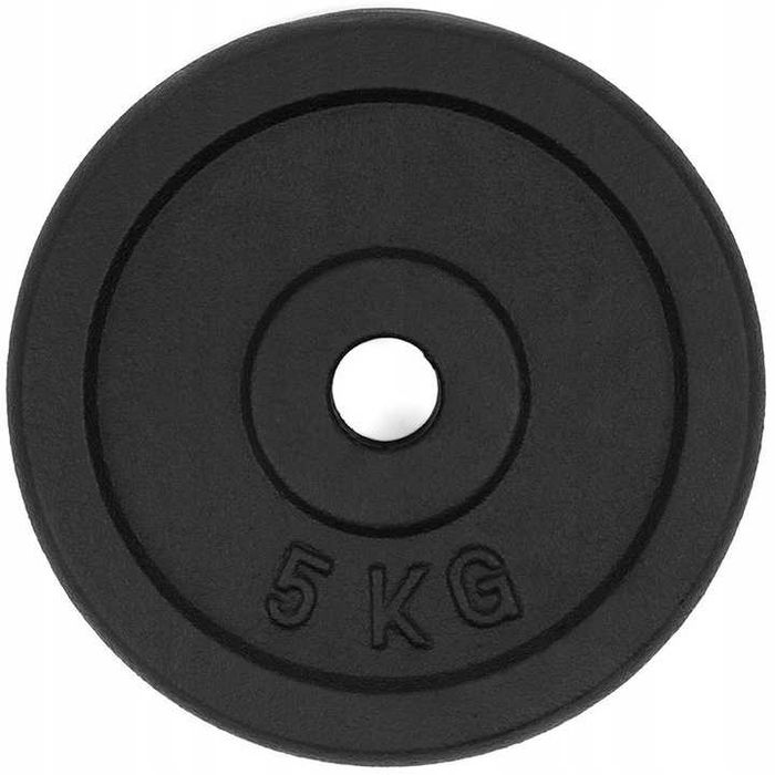 Obciążenie żeliwne talerz 2x5kg zestaw 10kg 31mm