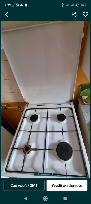 Kuchnia gazowa 50 cm