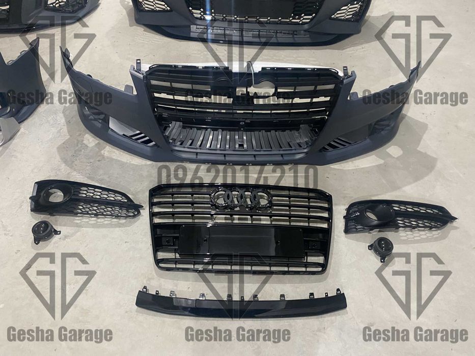 Бампер передній передний Audi Ауді a3a4a5a6a7a8q3q5q7 s-line rs стиль