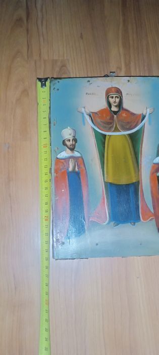 Антична ікона 1903 року писана маслом