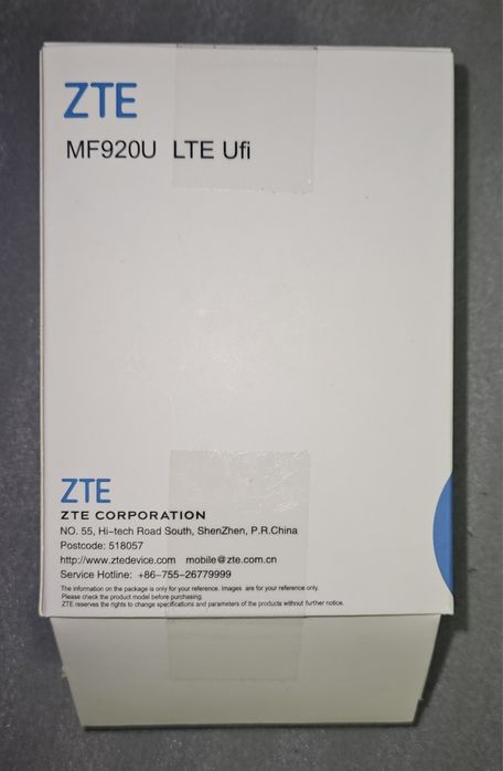 Wi-Fi роутер ZTE MF920u с поддержкой антенны MIMO, Мобильный Wifi